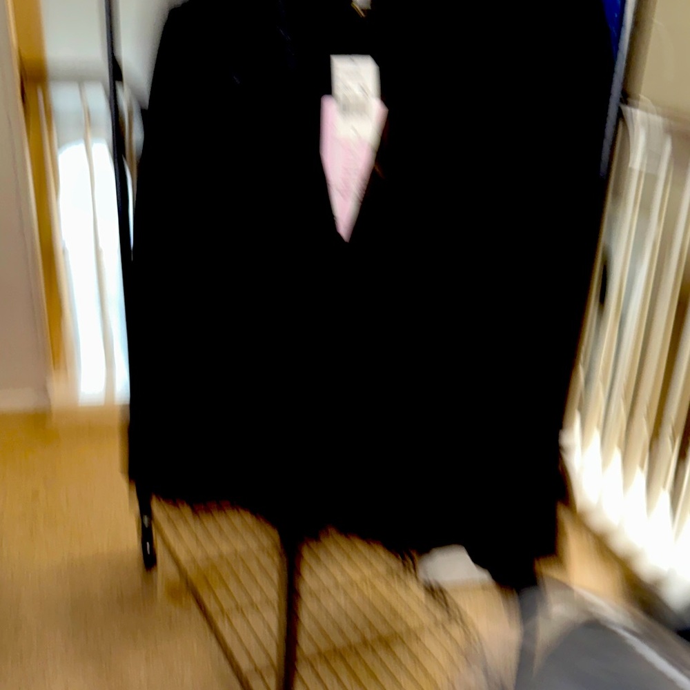 Black Jacket tuxedo style jacket never worn